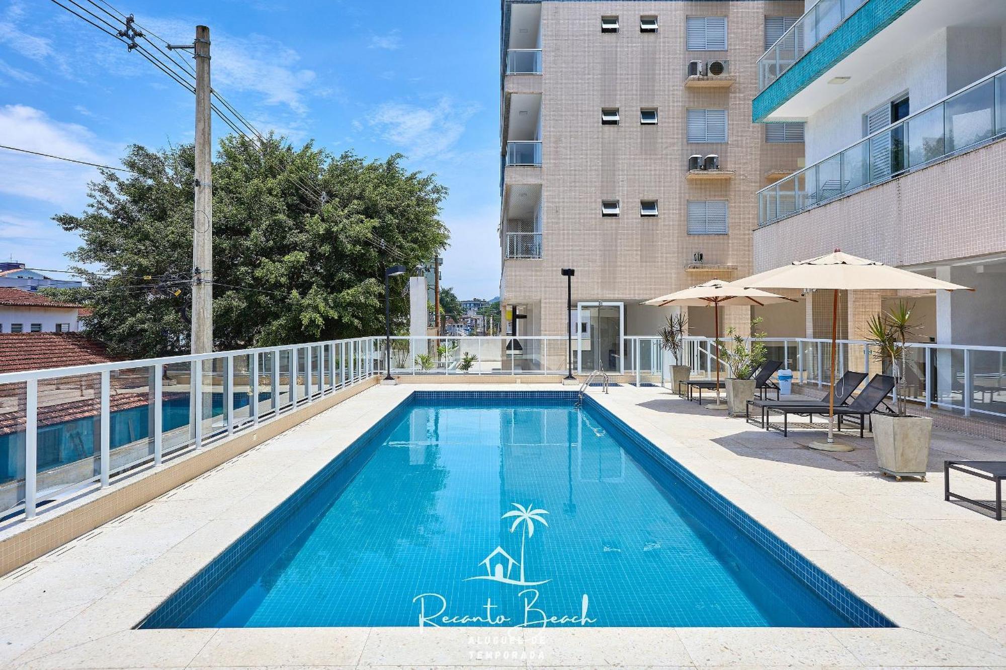 Apto Com Piscina Aquecida Sauna E Churrasqueira 乌巴图巴 外观 照片